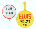 ELVIS PRESLEY BUTTON & TAB.