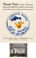 DONALD DUCK COFFEE & SODA TRIO.