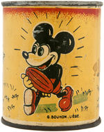 MICKEY MOUSE & FRIENDS BELGIAN CANISTER BANK.