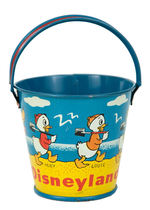 "DONALD DUCK/DISNEYLAND" CANDY CONTAINER SAND PAIL.