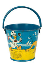 "DONALD DUCK/DISNEYLAND" CANDY CONTAINER SAND PAIL.