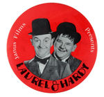 LAUREL & HARDY CIRCA 1960s JANUS FILMS BUTTON.