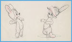 SILLY SYMPHONIES - LITTLE HIAWATHA PRODUCTION DRAWING.