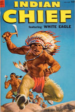 INDIAN CHIEF V2 #14-25 DELL FILE 1954-1957 BOUND VOLUME.