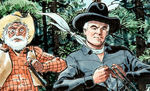 HOPALONG CASSIDY  SPECIALTY PAINTING  BY DAN SPIEGLE