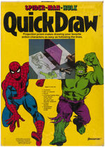 SPIDER-MAN & THE INCREDIBLE HULK BOXED PAINT/DRAWING SETS.