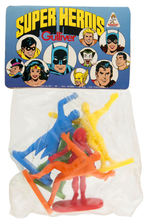 DC COMICS "SUPER HEROES" GULLIVER BAGGED FIGURES.