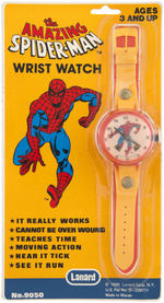 CAPTAIN AMERICA WRIST RADIO & SPIDER-MAN WATCH PAIR.