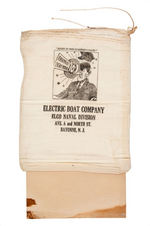 ANTI-HITLER WWII WAR BOND FUNDRAISING MONEY COLLECTION BAG.