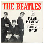 "THE BEATLES PLEASE, PLEASE ME" VJ-581 PICTURE SLEEVE.