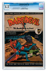 "DAREDEVIL" #9 APRIL 1942 CGC 6.5 FINE+.