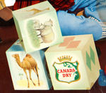“CANADA DRY” LARGE DIE-CUT STORE DISPLAY WITH KIDS AT CHRISTMAS.