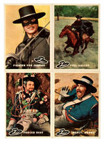 "ZORRO" GUM CARD SET.