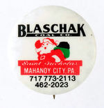 SANTA BUTTON FROM MAHANOY CITYY  PA COAL COMPANY