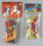 THE LONE RANGER BAGGED FIGURE SETS.