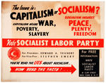 FOUR SOCIALIST PARTY ITEMS CALIFORNIA, PENNSYLVANIA AND NEW YORK 1934, 1936, 1948.