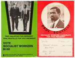 SOCIALIST WORKERS SMALL FORMAT 1968-1980 CAMPAIGN POSTER LOT.