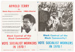 SOCIALIST WORKERS SMALL FORMAT 1968-1980 CAMPAIGN POSTER LOT.