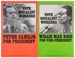 SOCIALIST WORKERS SMALL FORMAT 1968-1980 CAMPAIGN POSTER LOT.