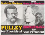 SOCIALIST WORKERS SMALL FORMAT 1968-1980 CAMPAIGN POSTER LOT.