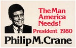 PRESIDENTIAL HOPEFULS 1964-1980s CAMPAIGN POSTER LOT.