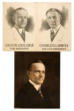 CALVIN COOLIDGE 1924 JUGATE POSTER/PICTURE.