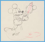 MICKEY'S GARDEN PRODUCTION DRAWING FEATURING MICKEY MOUSE.