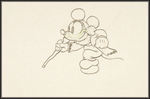 MICKEY'S MELLERDRAMMER PENCIL DRAWING LOT.