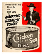 HOPALONG CASSIDY/TUNA RETAILERS PROMOTIONAL BOOK.