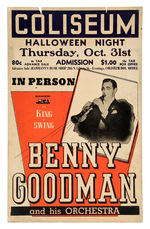 BENNY GOODMAN HALLOWEEN CONCERT POSTER.