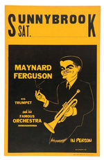 MAYNARD FERGUSON CONCERT POSTER.