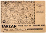 "TARZAN JUNGLE MAP AND TREASURE HUNT" CANADIAN VERSION PREMIUM GAME.