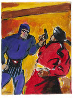 THE PHANTOM ORIGINAL PAINTING BY FRED FREDERICKS.