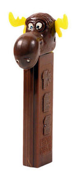 BULLWINKLE PEZ DISPENSER.