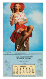 PIN-UP PHOTO CALENDAR TRIO.