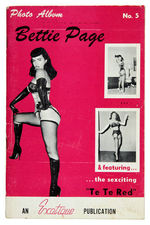 "BETTIE PAGE EXOTIQUE PHOTO ALBUM" NO. 5.