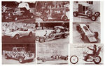 HOT ROD AND CUSTOM CARS EXHIBIT CARD SET.