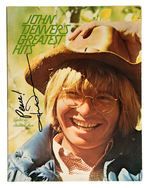 "JOHN DENVER'S GREATEST HITS" SIGNED SONG BOOK.