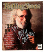 GRATEFUL DEAD'S JERRY GARCIA SIGNED "ROLLING STONE" MAGAZINE.