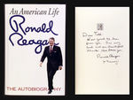 "AN AMERICAN LIFE/RONALD REAGAN THE AUTOBIOGRAPHY" AUTOGRAPHED COPY.