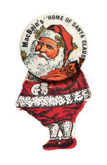 SANTA WITH PAPER ON FABRIC BODY.