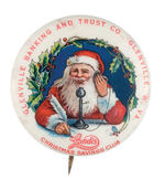 SANTA ON CANDLESTICK TELEPHONE PROMOTES "STATE BANK OF LADY SMITH CHRISTMAS CLUB."