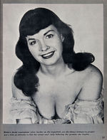 "FOCUS ON BETTIE PAGE PREMIERE ISSUE" RARE 1963 PIN-UP MAGAZINE.