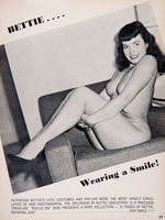 "FOCUS ON BETTIE PAGE PREMIERE ISSUE" RARE 1963 PIN-UP MAGAZINE.