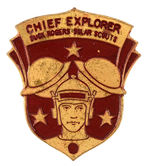 "CHIEF EXPLORER BUCK ROGERS SOLAR SCOUTS" HIGHEST RANK CLUB BADGE.