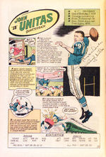 "THE BALTIMORE COLTS" JOHNNY UNITAS AUTOGRAPHED COMIC BOOK.