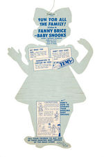 ORPHAN ANNIE ORIGINAL ART PROTOTYPE/FANNY BRICE DANCING PREMIUM NOVELTIES.