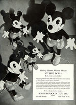 RARE FIRST "MICKEY MOUSE MERCHANDISE" RETAILER'S 1934 CATALOG.