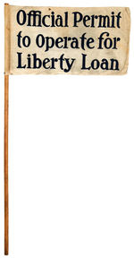 WWI “LIBERTY LOAN” FLAG PAIR.