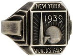 NEW YORK WORLD'S FAIR SIX RINGS FROM 1939.